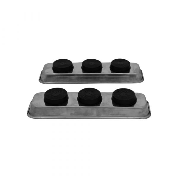 Magnetische bakken 22,6 cm 2 stuks