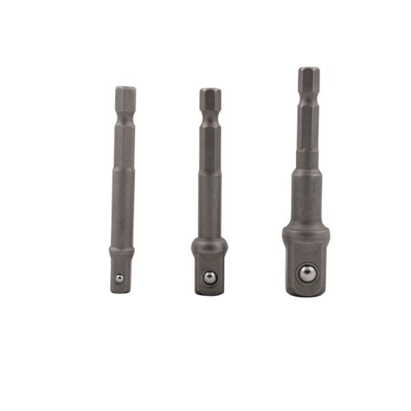 Topgear bit adapter voor doppen 1 4 3 8 en 1 2