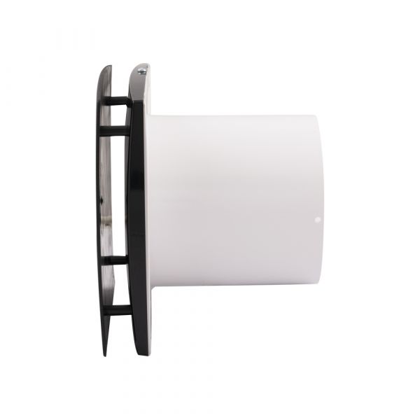 Ac Ventilator 100 mm Stille timer vochtsensor BLACK EDITION