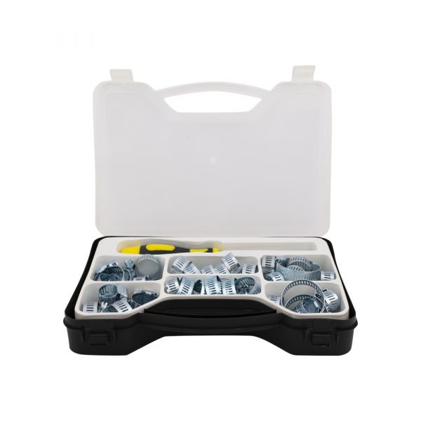 TOPGEAR Assortiment de colliers de serrage 50 pièces