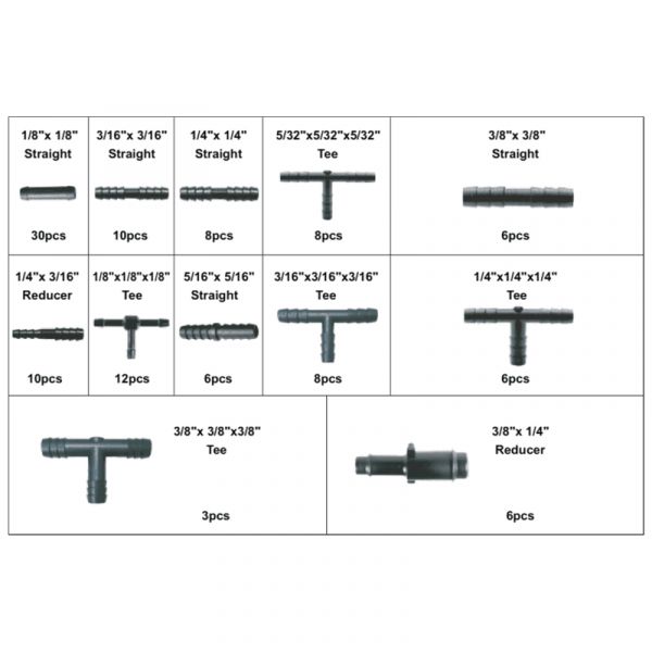 Topgear TOPGEAR Slangverbinders ass. 113-delig
