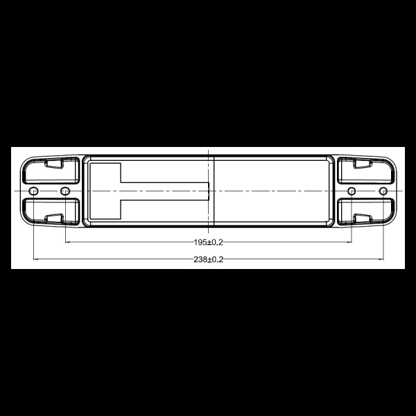 Achterlicht slimline 4 functies 12-24v led