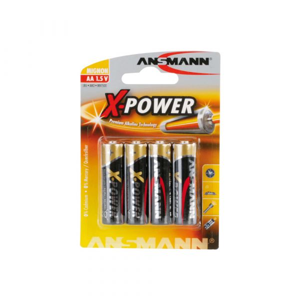 X-power alkalische batterij aa lr6 4st.
