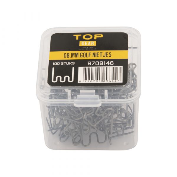 Topgear 08.mm golf nietjes voor kunststof laspistool