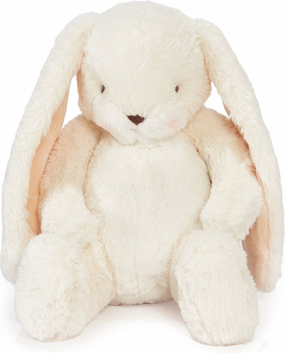 Bunnies by the bay nibble konijn - knuffeldier - geborduurde details - 30 cm - creme