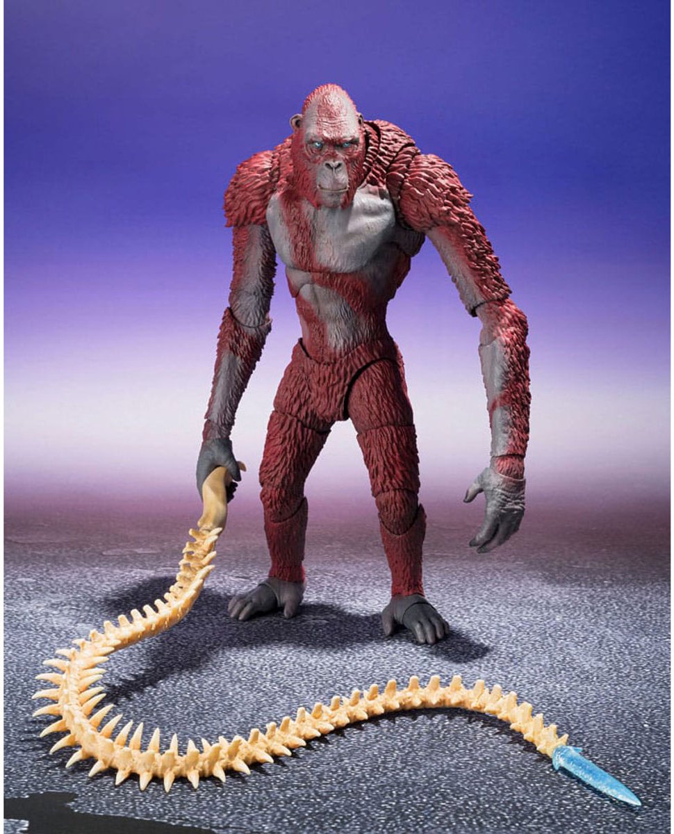 Bandai tamashii nations godzilla x kong: the new empire s.h. monsterarts action figure skar king action figuur