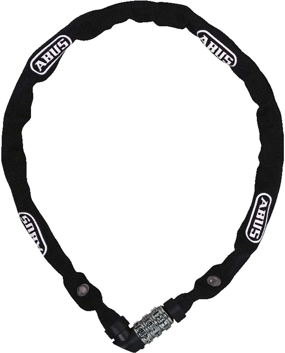 Antivol à chaîne Abus avec code numérique 1200 110 Web Black