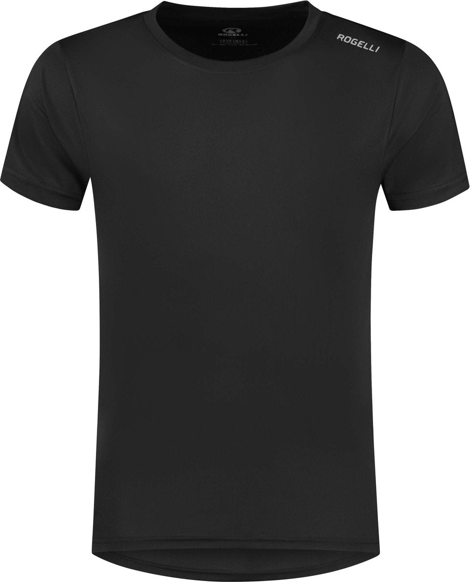 Rogelli promo heren hardloopshirt - korte mouw - zwart