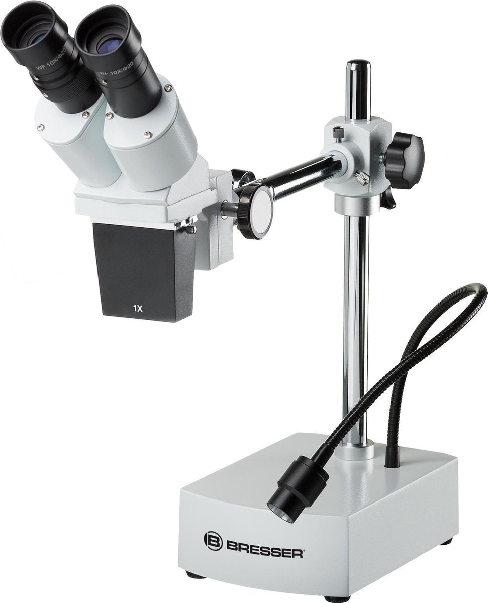 Bresser microscoop - biorit cs stereo 10x vergroting- geschikt voor grotere objecten