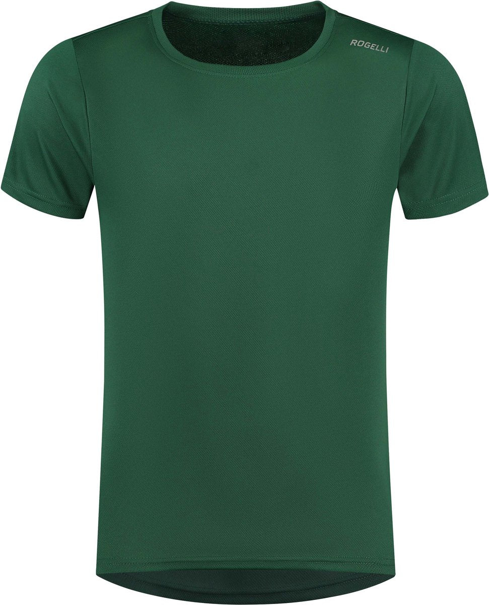 Rogelli promo hardloopshirt heren - korte mouwen - donkergroen - 3xl