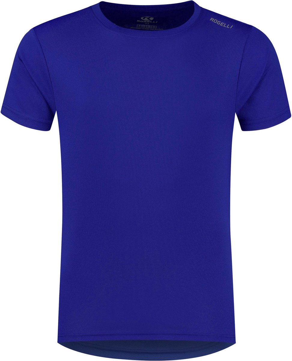 Rogelli promo hardloopshirt heren - korte mouwen - blauw - m