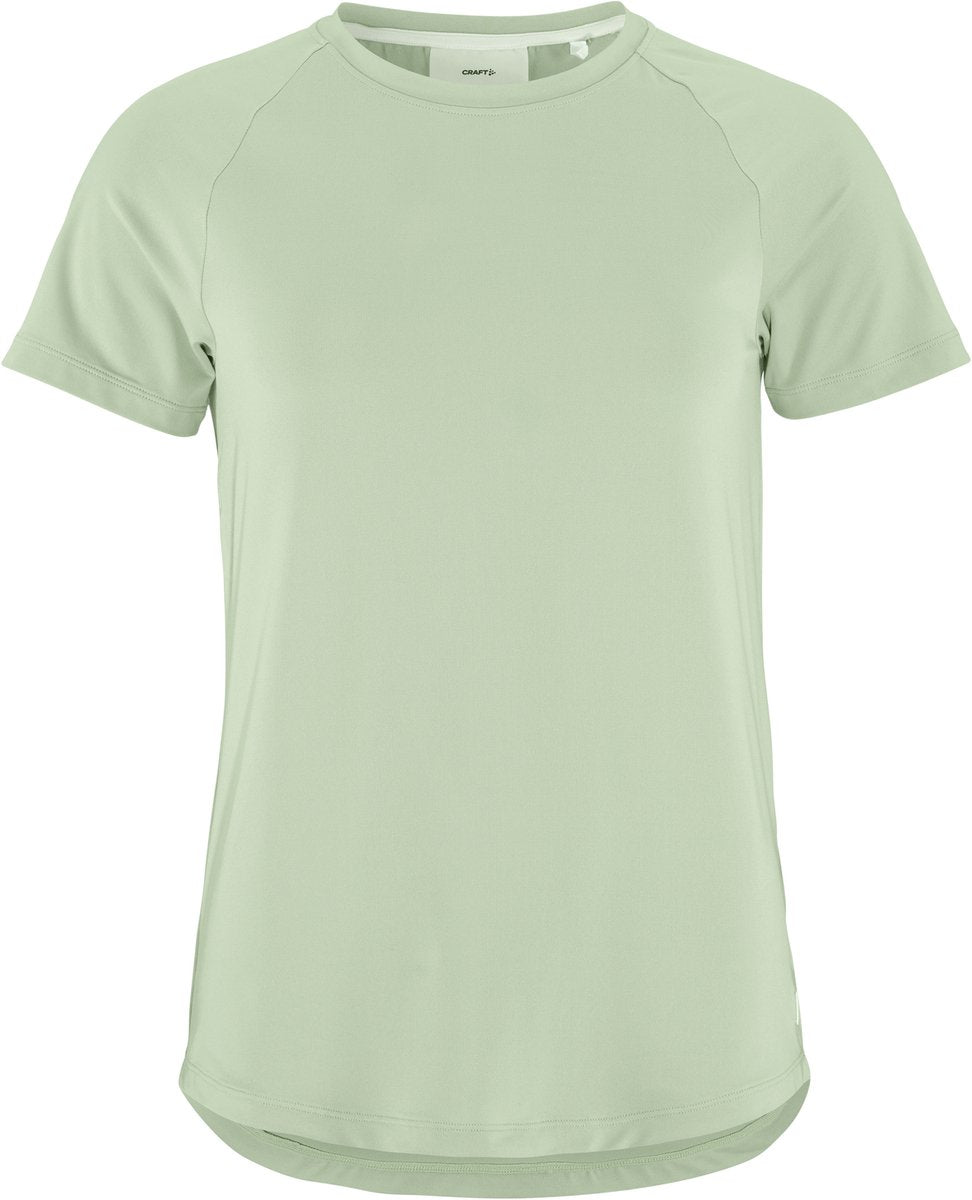 Craft collective ss tee w dames sportshirt - glacial