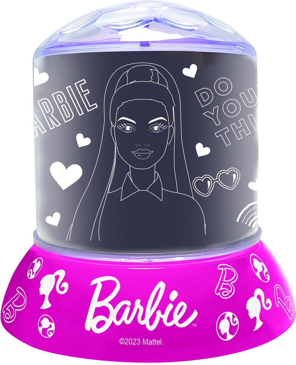 Lexibook barbie nachtlampje projector met luidspreker