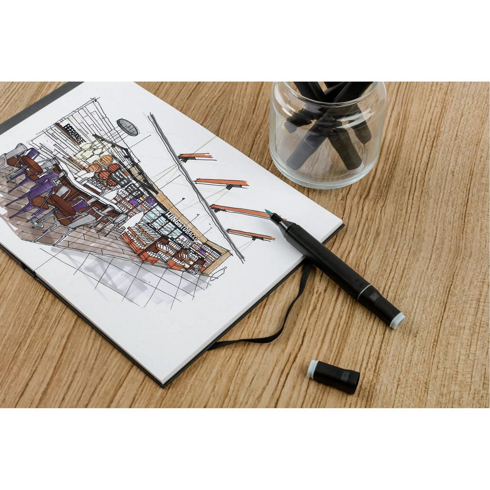 Clairefontaine • layout alcohol markers boek 220g a5 25x