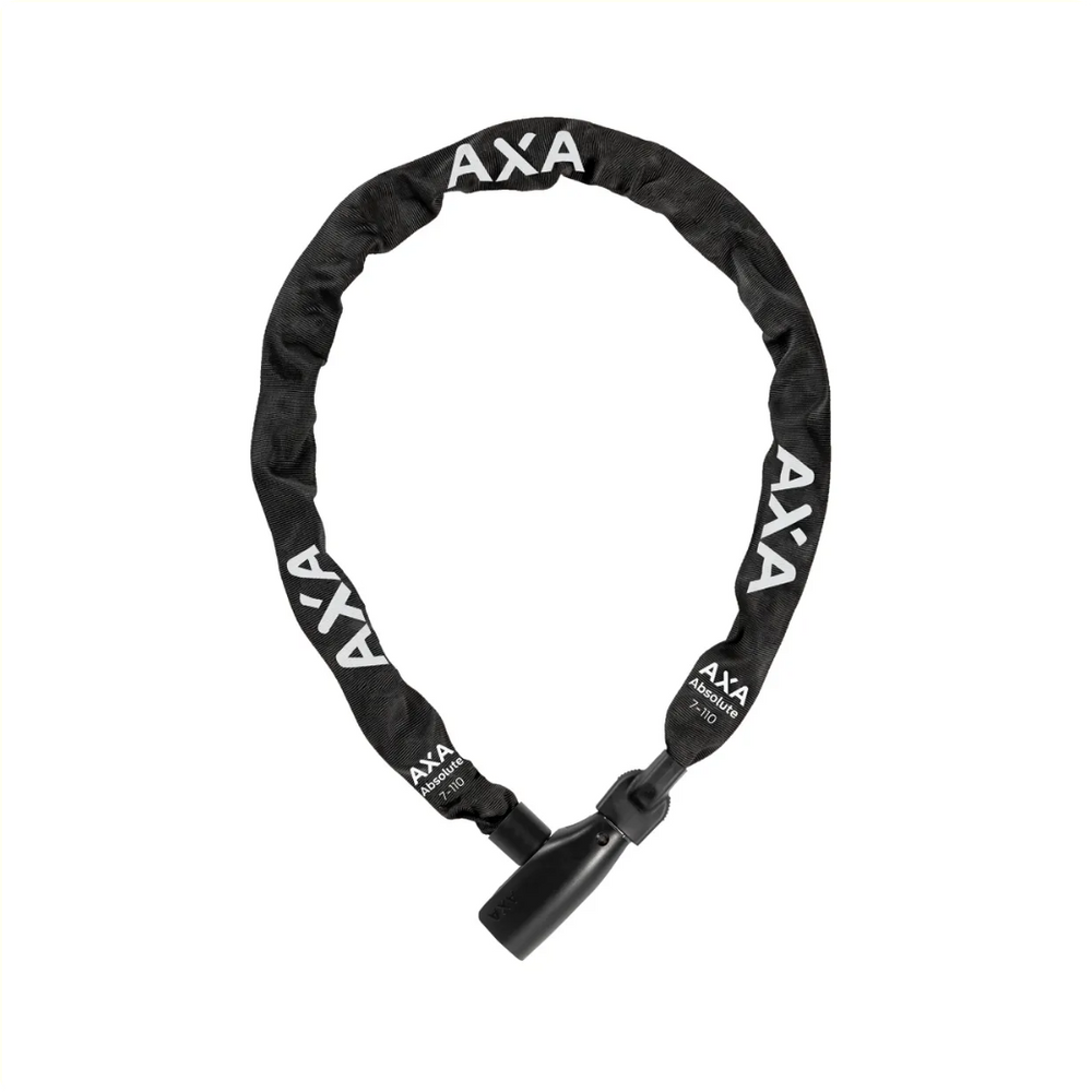 Axa slot ketting absolute 7-110 zwart safety index 9