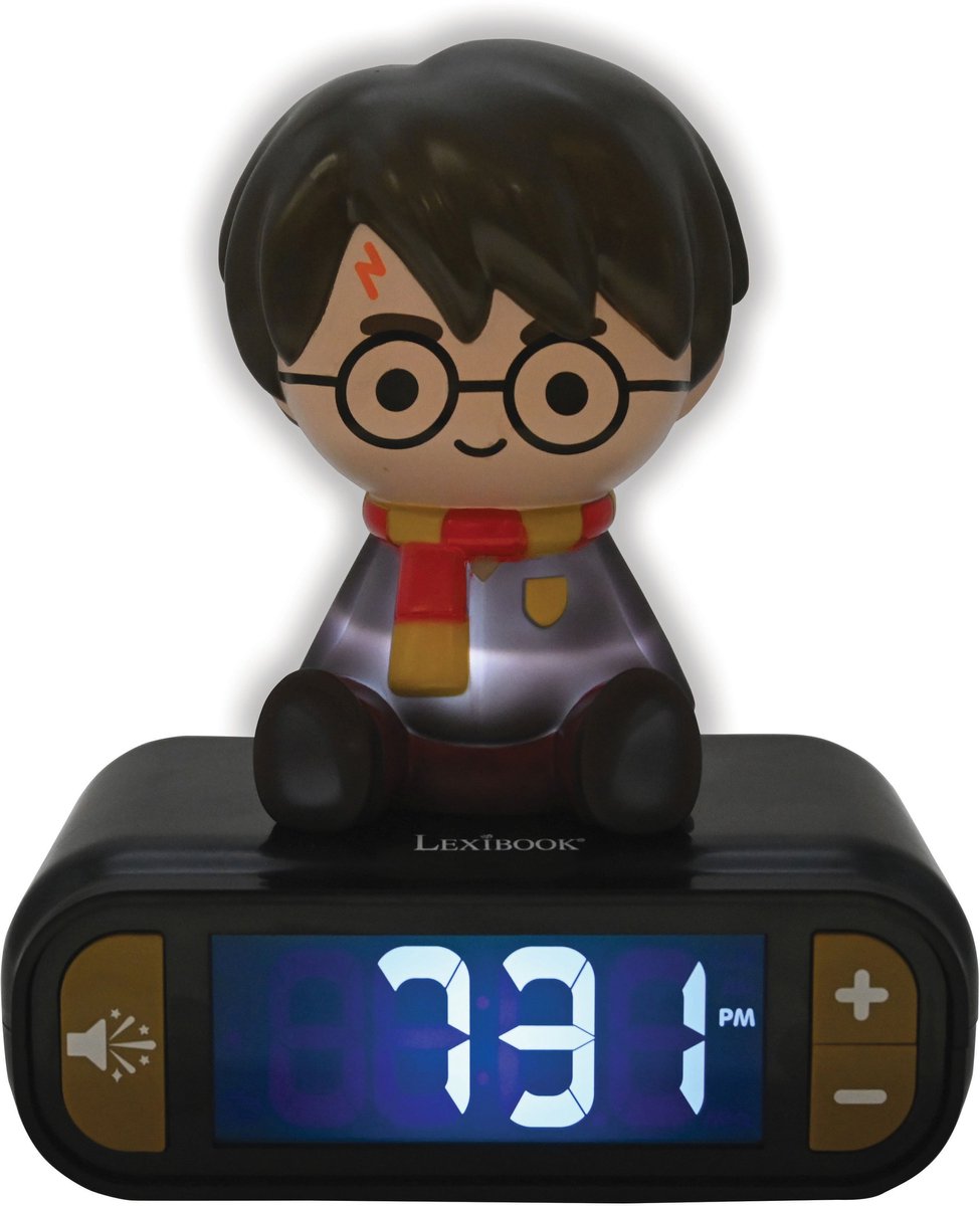 Lexibook digitale wekker met harry potter 3d nachtlampje en geluidseffecten