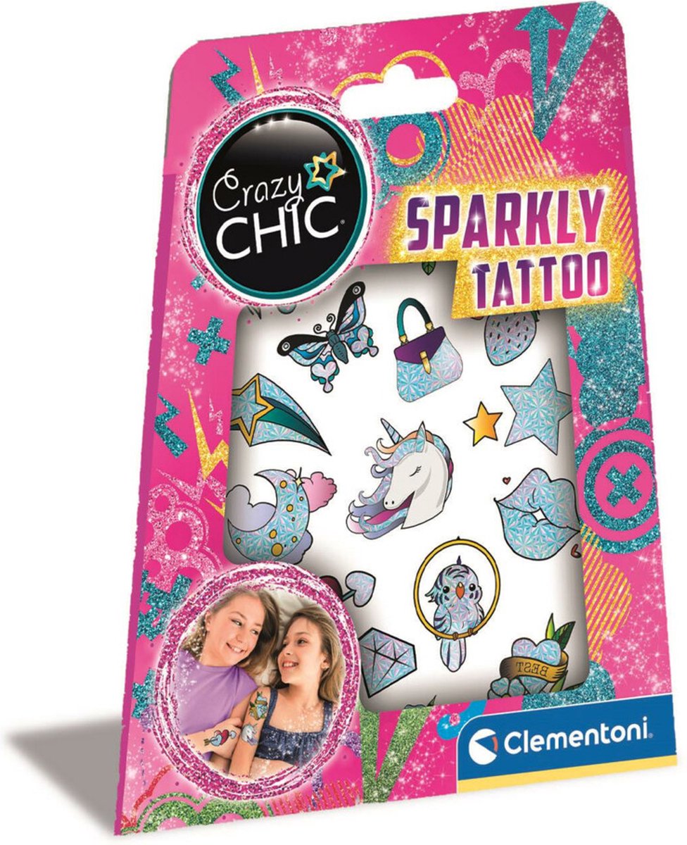 Clementoni crazy chic - stedelijke tattoo glitter