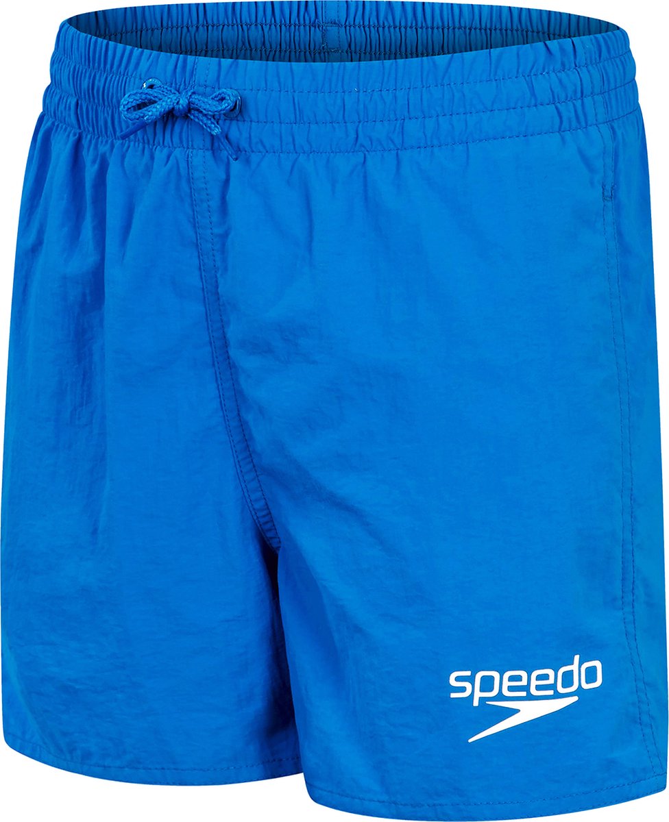 Speedo essential 13 watershort heren - zwembroek heren - zwemshort heren met zijzakken - zwembroek mannen met elastische tailleband - blauw - m
