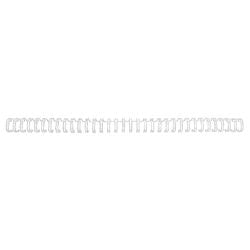 Gbc draadrug wit - a4 - 8 mm - 34 lussen - 100 stuks