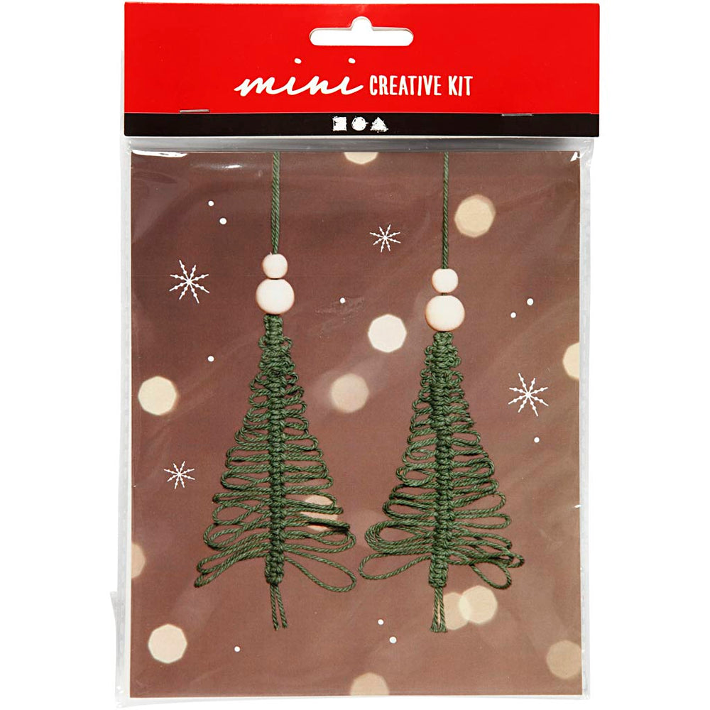 Mini Creatieve Kit Macramé Kerstboom