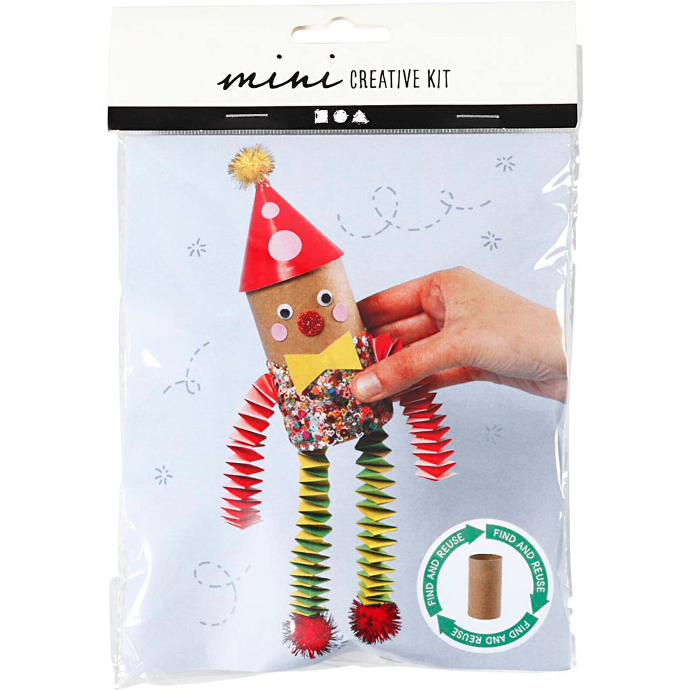 Creativ company mini creatieve kit toiletrol clown