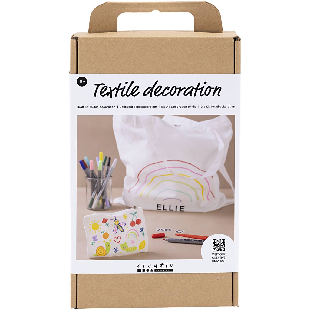 Creatief bedrijf hobbyset textieldecoratie