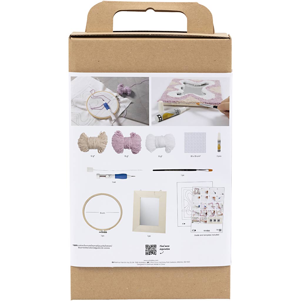 Creativ company hobbyset punchnaald spiegelformaat