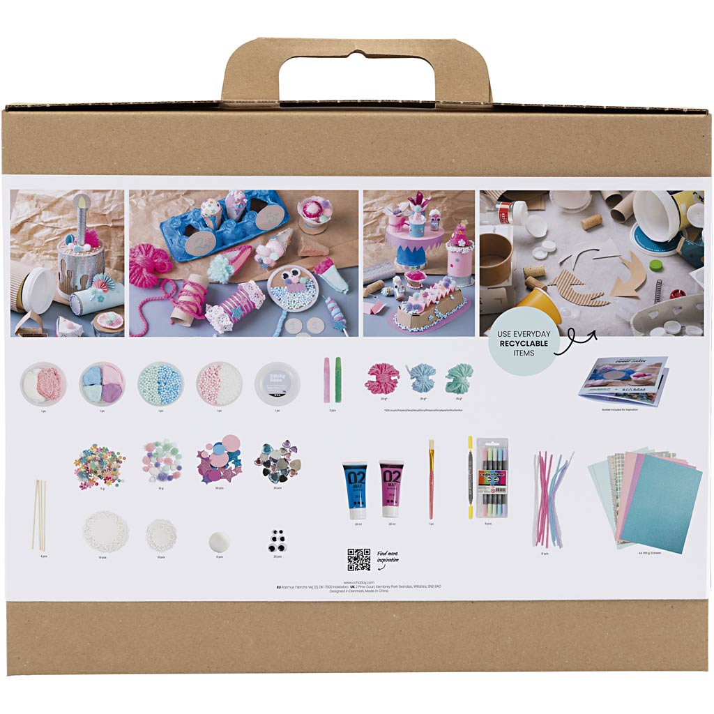 Creative company https: www.cchobby.nl maxi-creatieve-box-lekkere-taarten-taart-en-zoetigheid-diverse-kleuren-1-doos