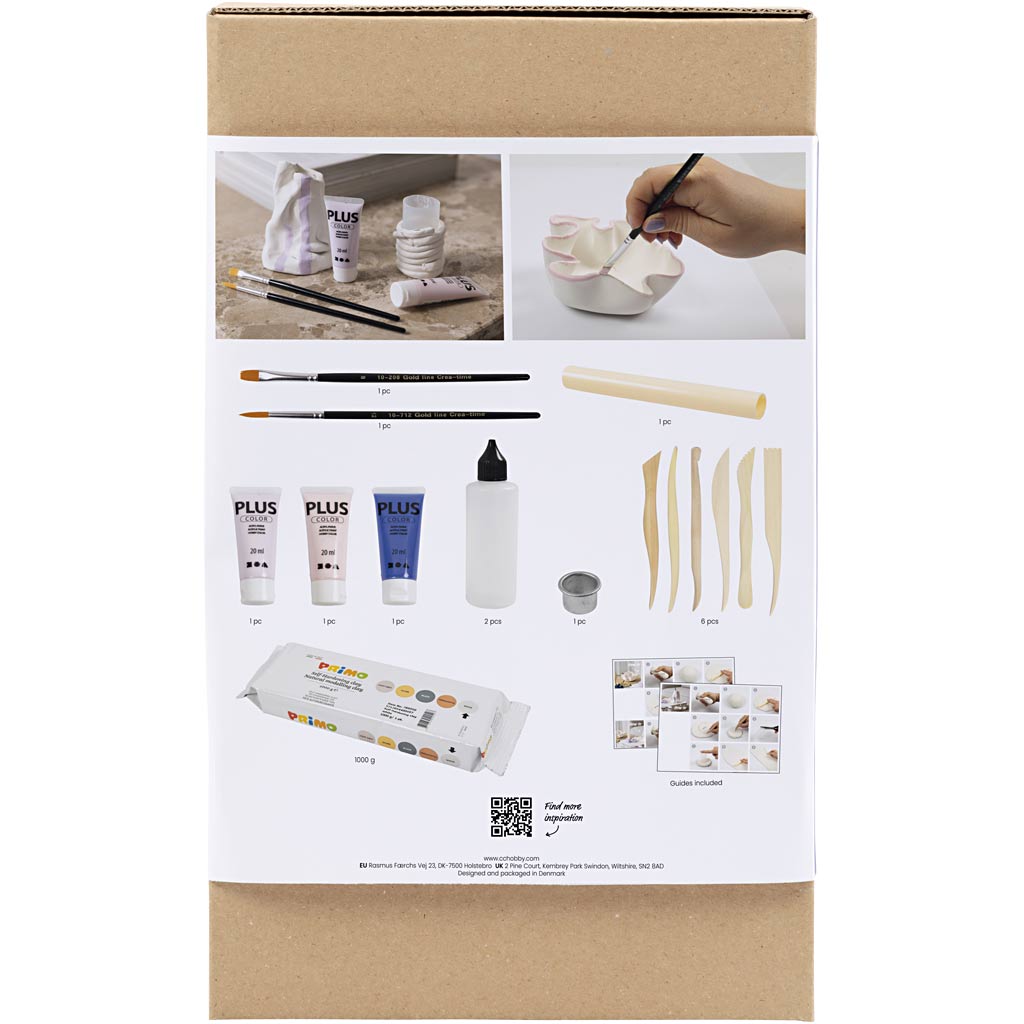 Creatief bedrijf hobbyset boetseren potten en vazen