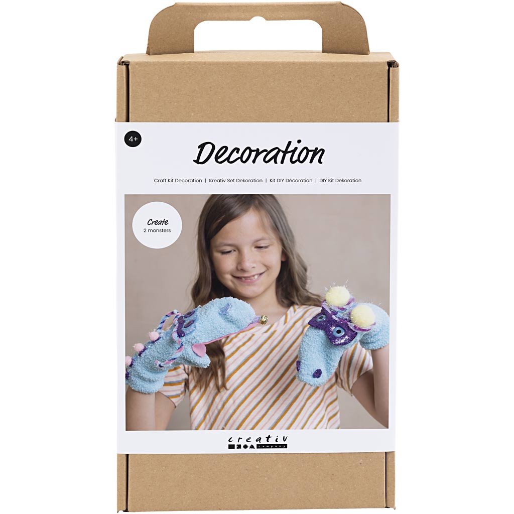 Creatief bedrijf hobbyset sokkenmonster maken