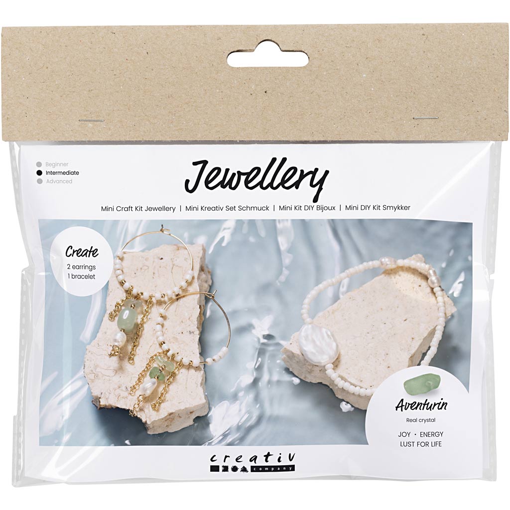 Https: www.cchobby.nl mini-hobbyset-sieraden-aventurijn-mix-armband-en-oorbellen-1-doos