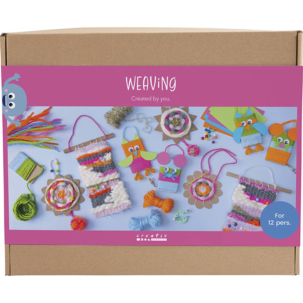 Creativ company https: www.cchobby.nl groepsset-weven-wandbevestigingen-hangers-uilen-muis-diverse-kleuren-1-doos