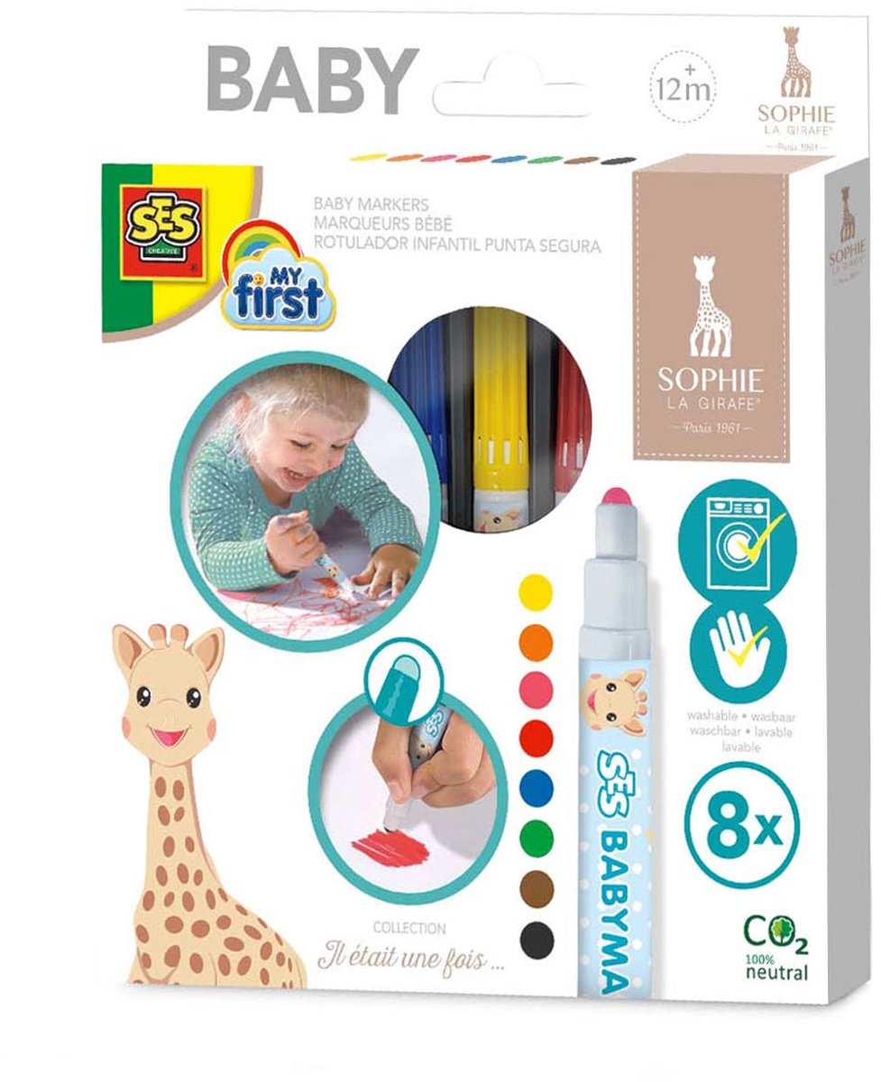 SES My First - Sophie de Giraf Babymarkers