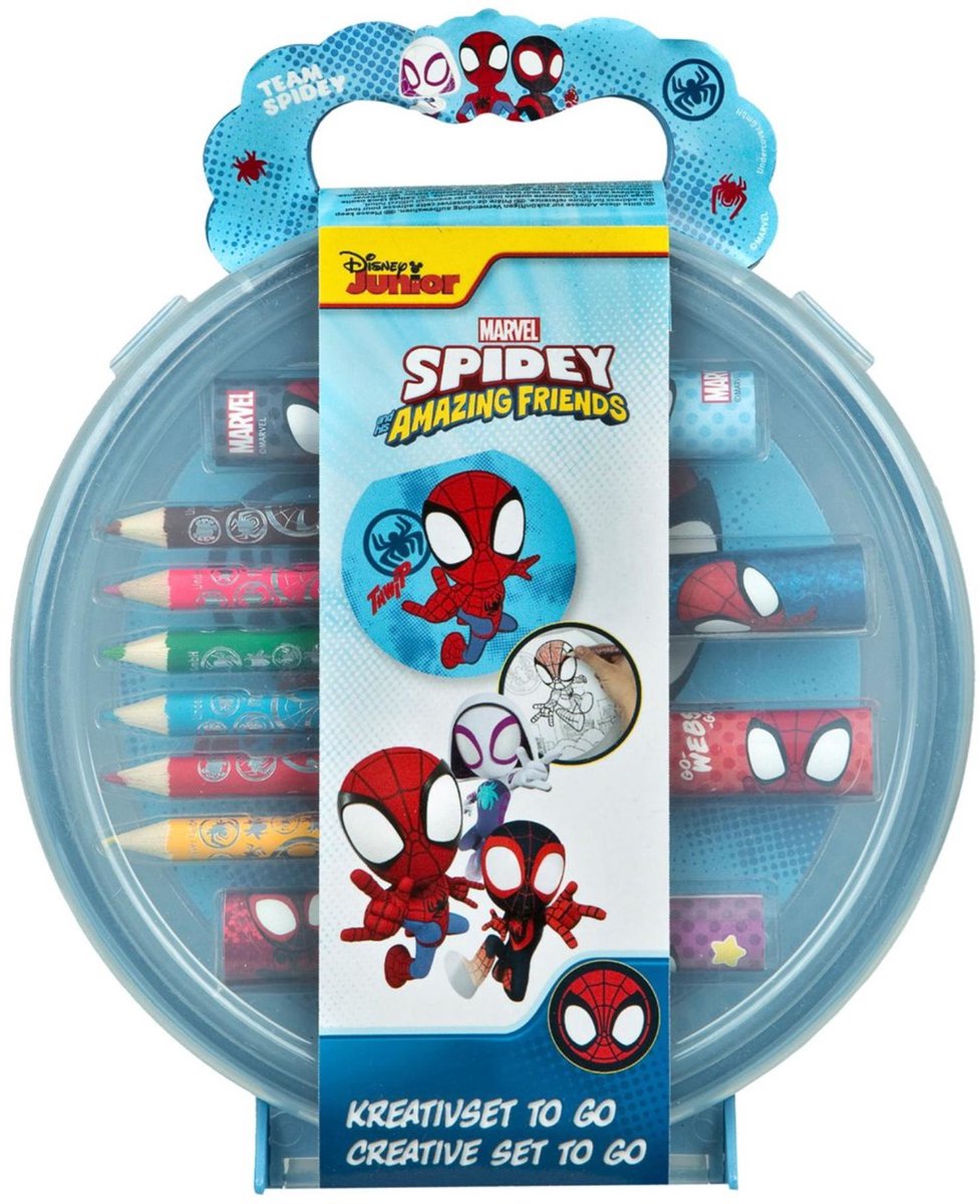 Undercover spidey creatieve kleurset met stickers en kleurboek.