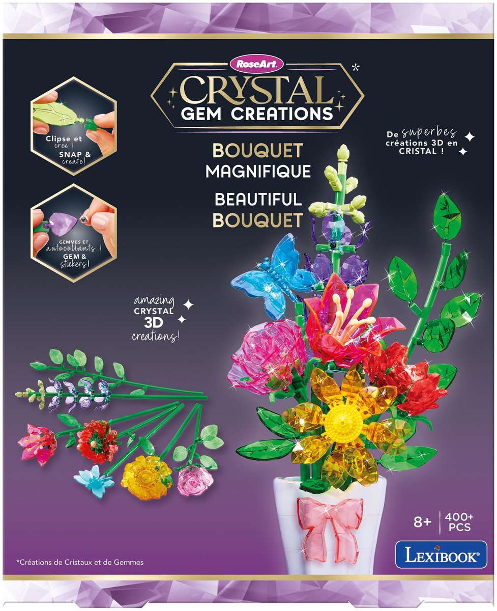 Lexibook crystal gem prachtig boeket