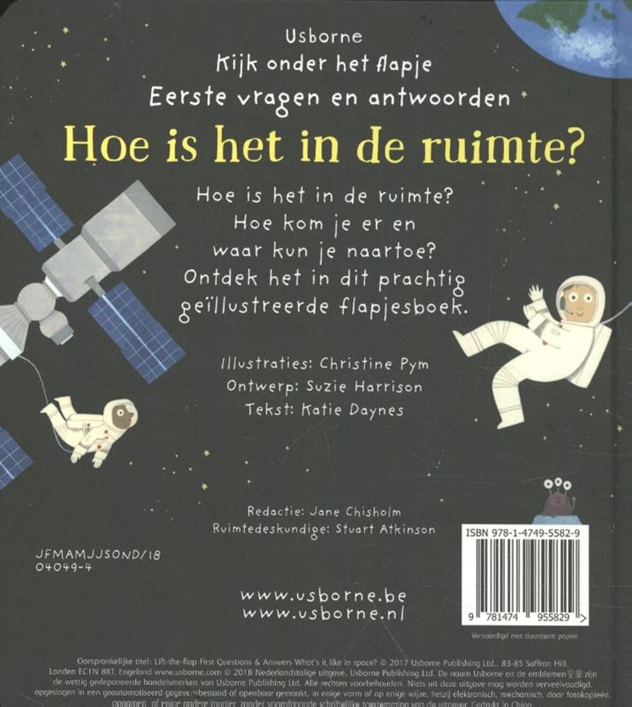 Hoe is het in de ruimte. 3+