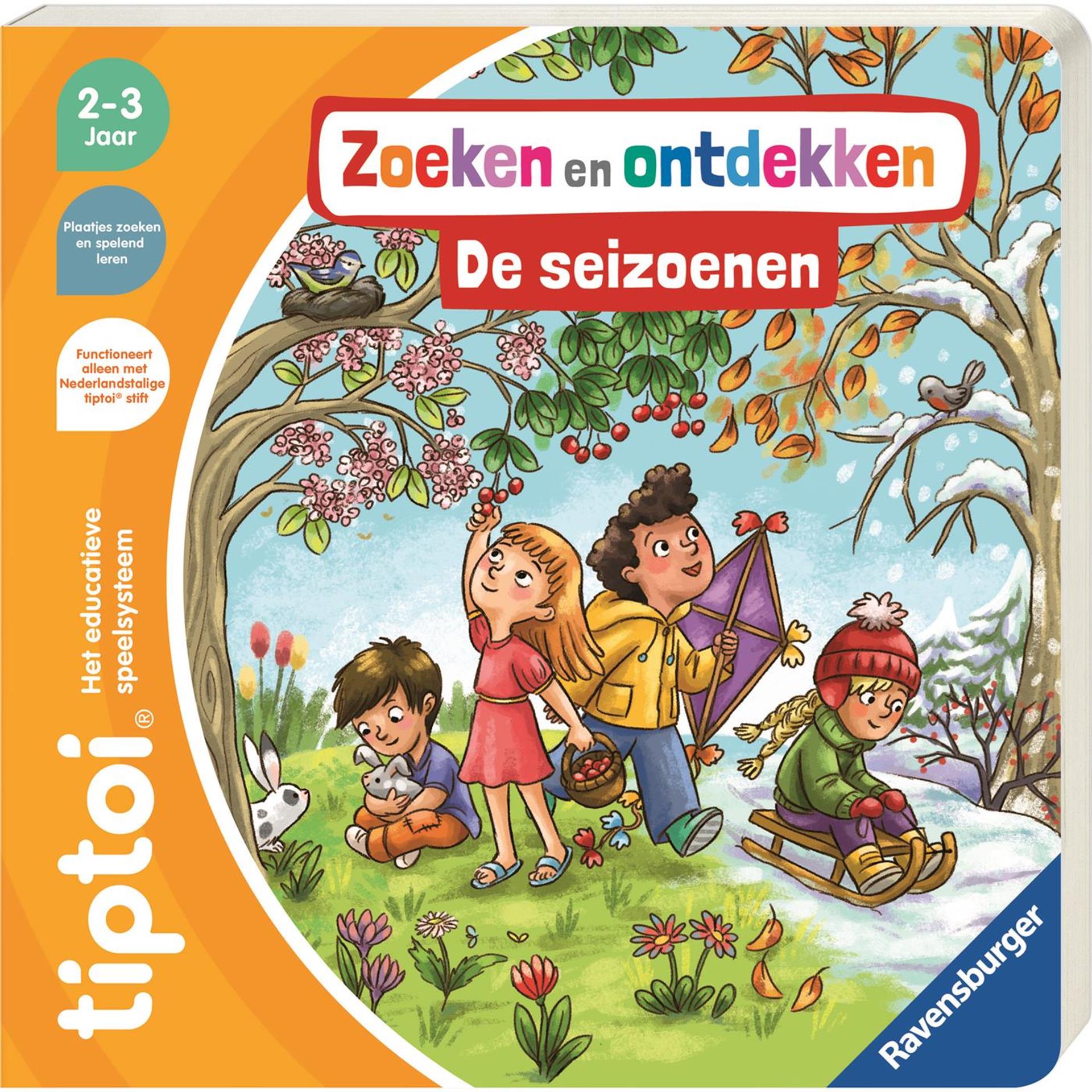 Ravensburger tiptoi boek zoeken en ontdekken: de seizoenen