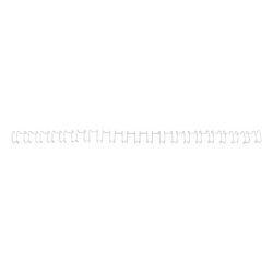 Draagbindruggen wirebind 21 gbc metaal 6mm wit 45vel