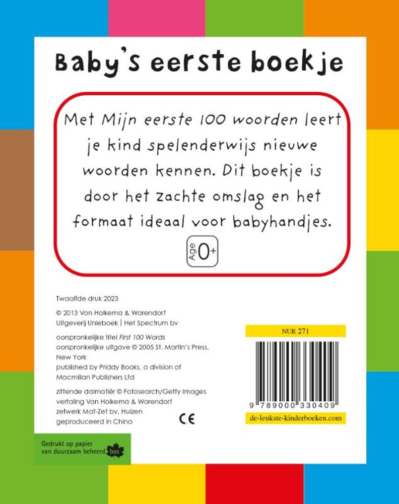 Mijn eerste 100 woorden, mini. 2+