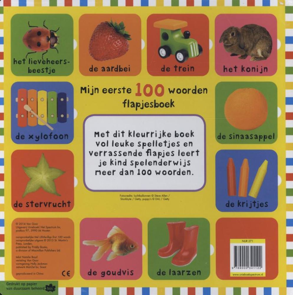 Mijn eerste 100 woorden (flapjesboek). 2
