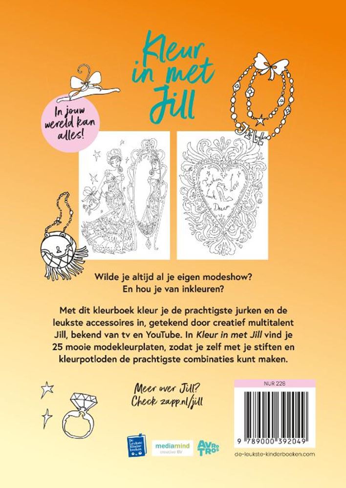 Kleur in met jill. 7+