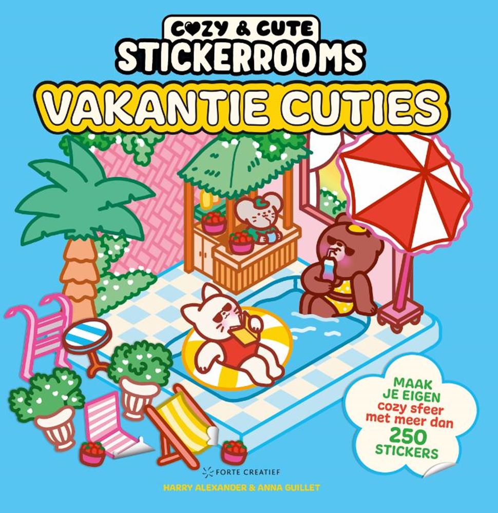 Cozy stickerboek vakantie cuties -