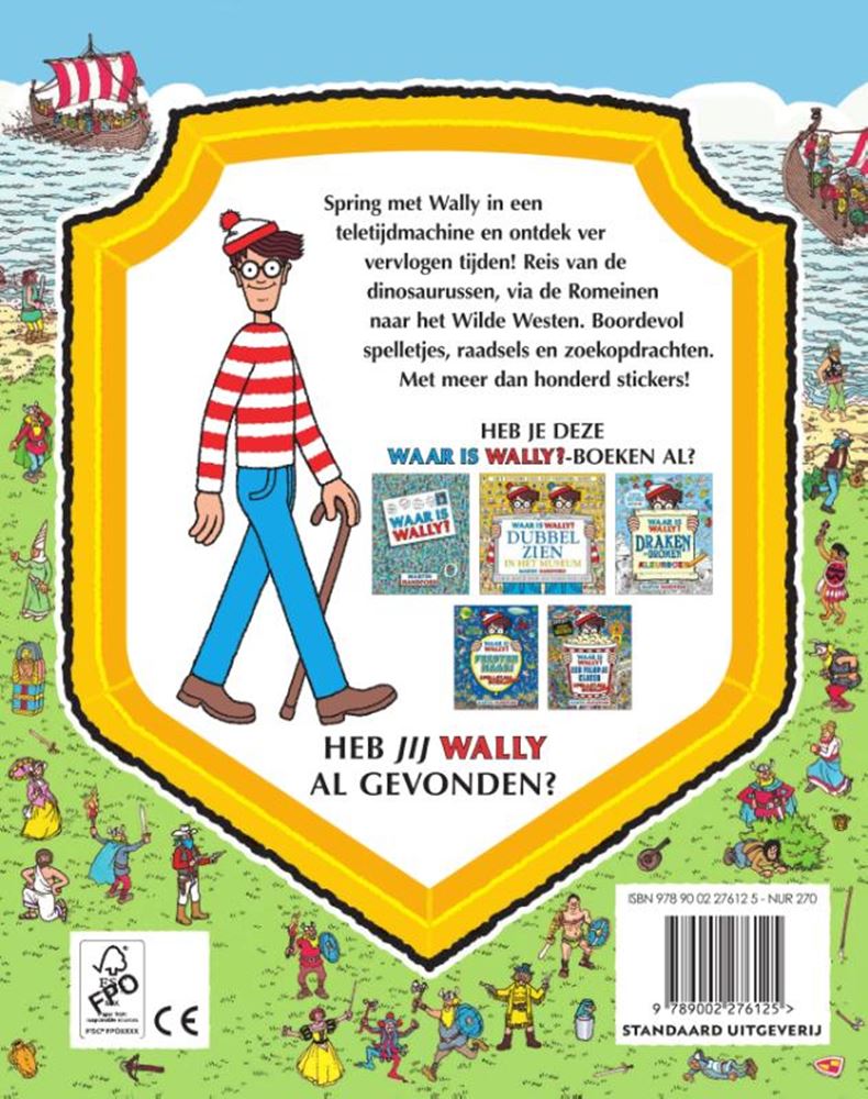 Waar is wally? de geschiedenis in een sp