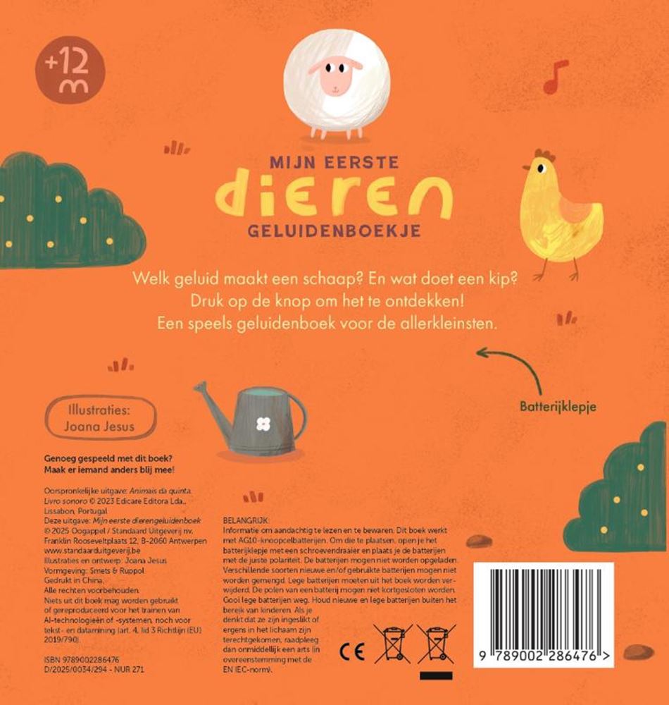 Mijn eerste dierengeluidenboekje 1+