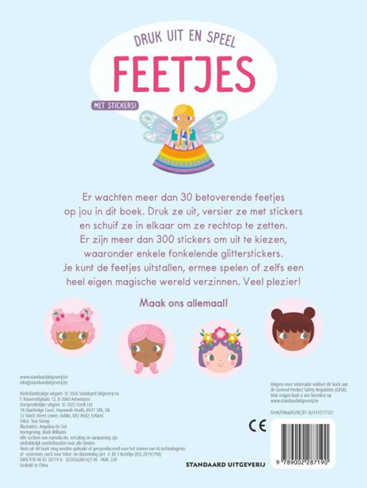 Druk uit en speel: feetjes 5+
