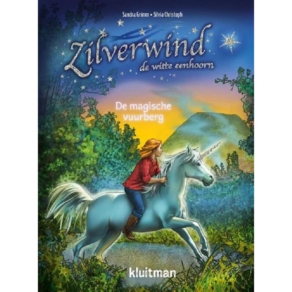 Kluitman zilverwind de witte eenhoorn - de magische vuurberg