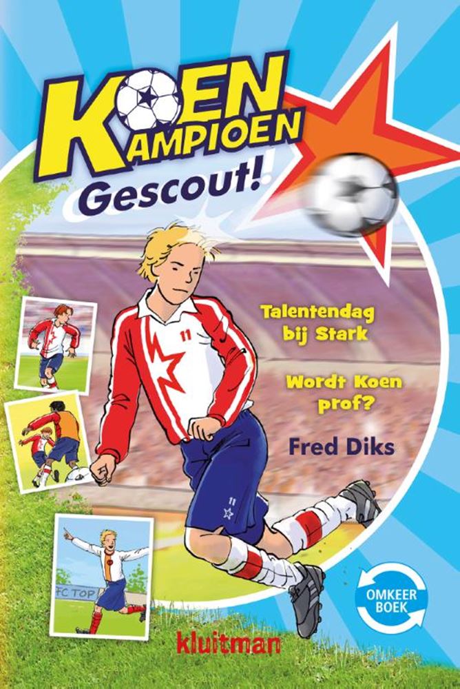 Uitgeverij kluitman koen kampioen omkeerboek- gescout gaat internationaal