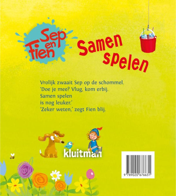 Sep en fien samen spelen. 4+