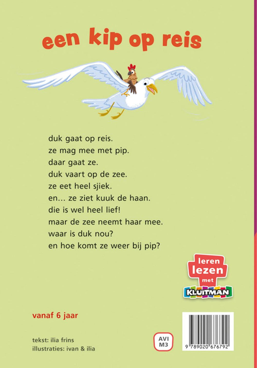Kluitman boek -kip op reis-