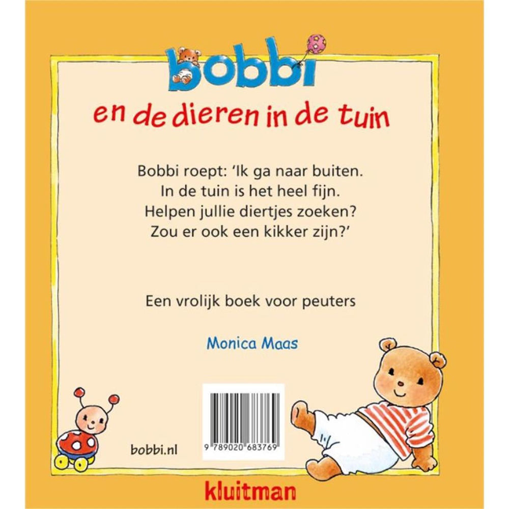 Kluitman bobbi en de dieren in de tuin